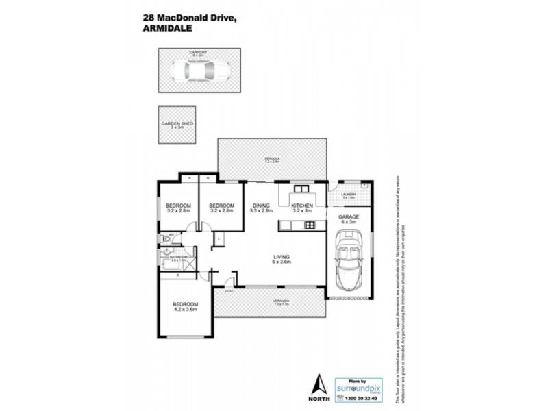 28 MacDonald Drive, Armidale NSW 2350 Floorplan