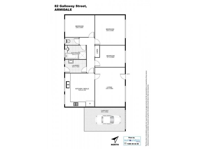 82 Galloway Street, Armidale NSW 2350 Floorplan