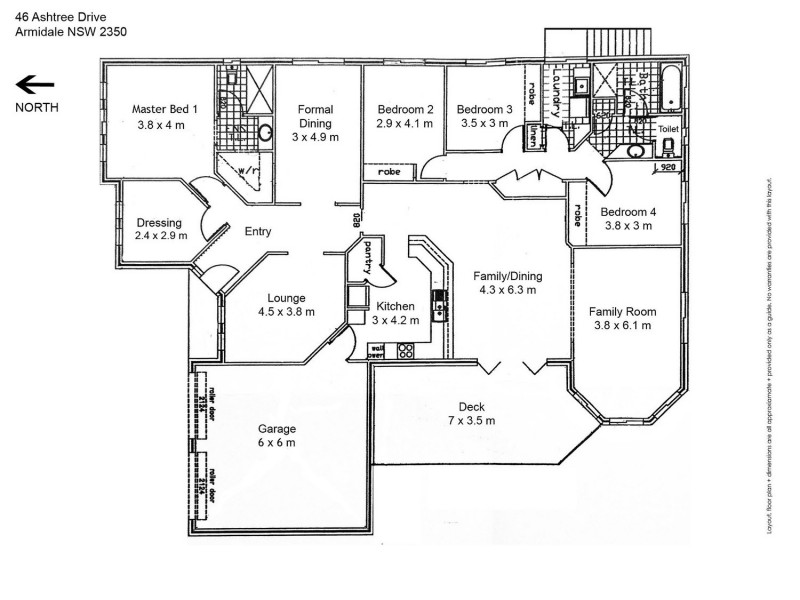 46 Ash Tree Drive, Armidale NSW 2350 Floorplan