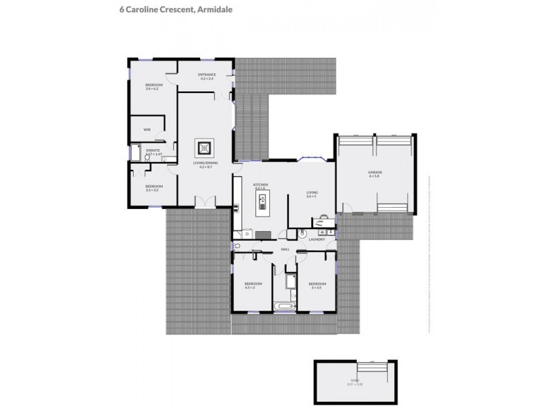 6 Caroline Crescent, Armidale NSW 2350 Floorplan