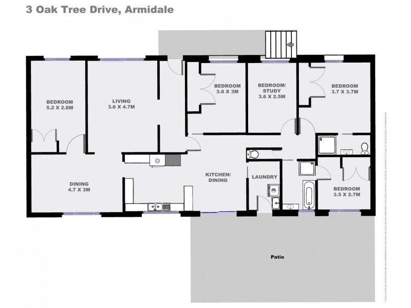 3 Oak Tree Drive, Armidale NSW 2350 Floorplan