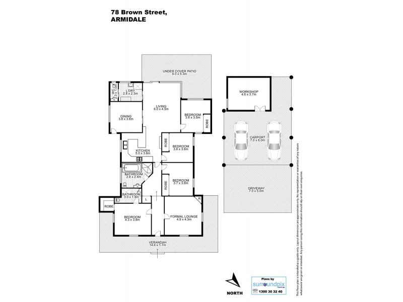 78 Brown Street, Armidale NSW 2350 Floorplan