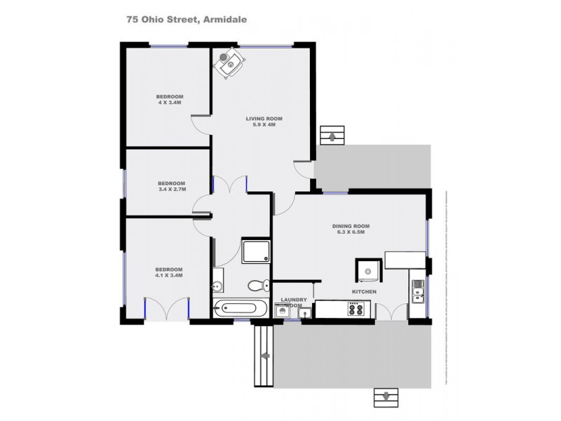 75 Ohio Street, Armidale NSW 2350 Floorplan