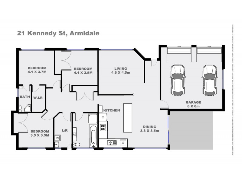 21 Kennedy Street, Armidale NSW 2350 Floorplan