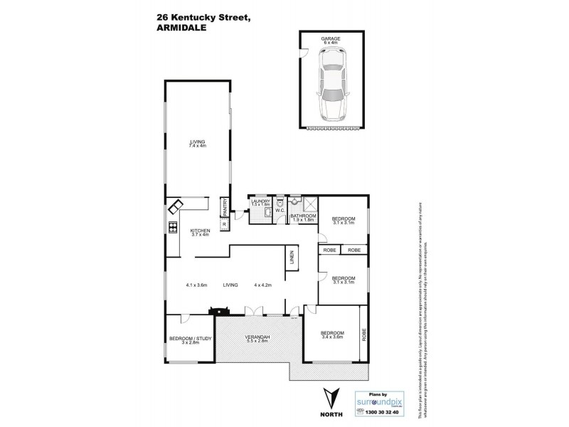 26 Kentucky Street, Armidale NSW 2350 Floorplan