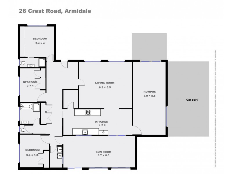 26 Crest Road, Armidale NSW 2350 Floorplan