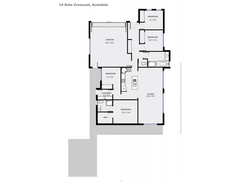 14 Dale Crescent, Armidale NSW 2350 Floorplan