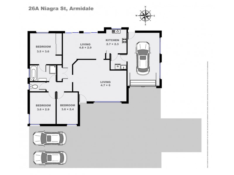 26A Niagara Street, Armidale NSW 2350 Floorplan