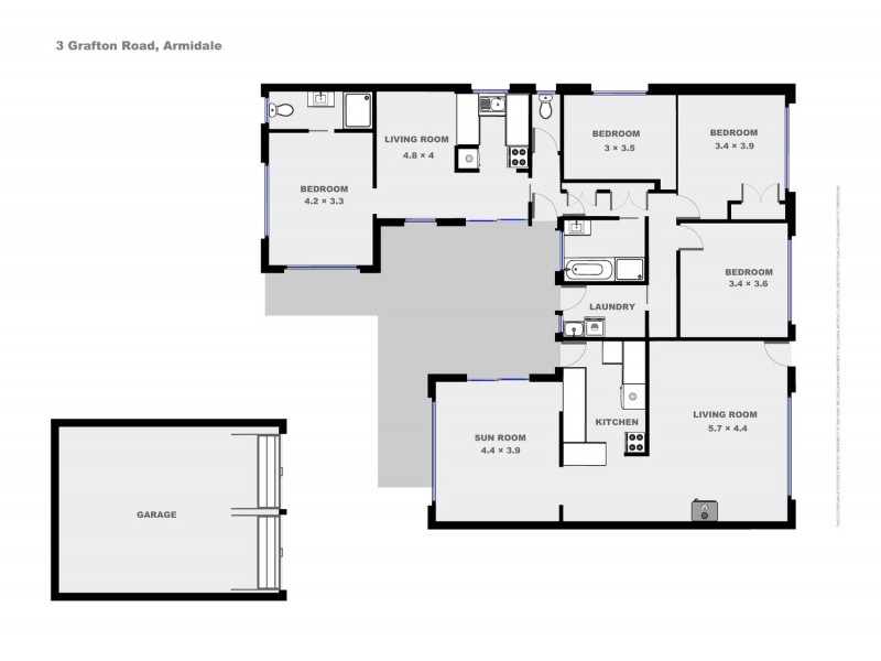 3 Grafton Road, Armidale NSW 2350 Floorplan