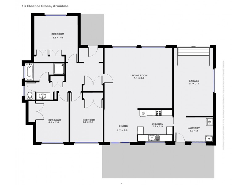 13 Eleanor Close, Armidale NSW 2350 Floorplan