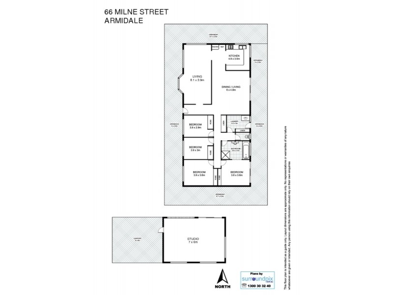 66 Milne Road, Armidale NSW 2350 Floorplan