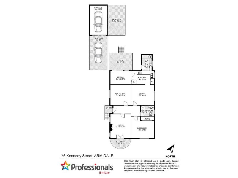 76 Kennedy Street, Armidale NSW 2350 Floorplan
