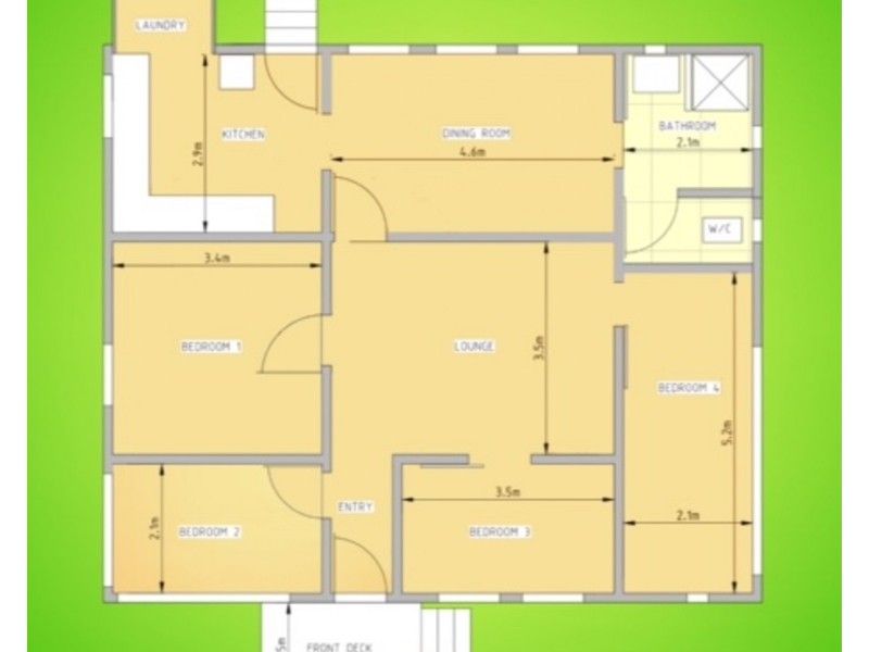 54 Dalrymple Street, Bowen QLD 4805 Floorplan