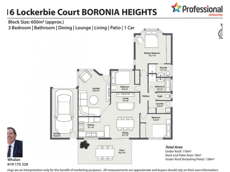 16 Lockerbie Court, Boronia Heights QLD 4124 Floorplan