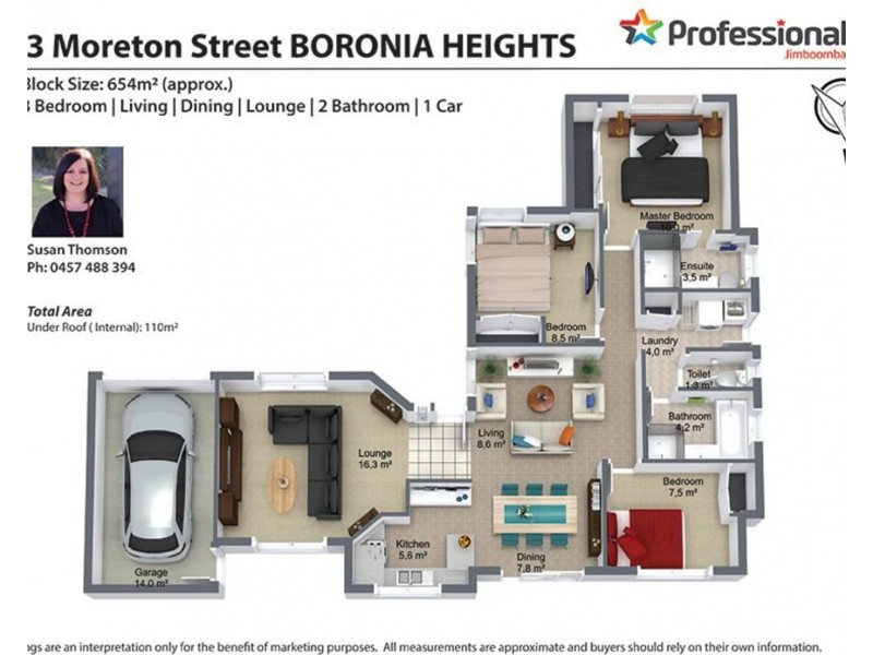 53  Moreton Street, Boronia Heights QLD 4124 Floorplan