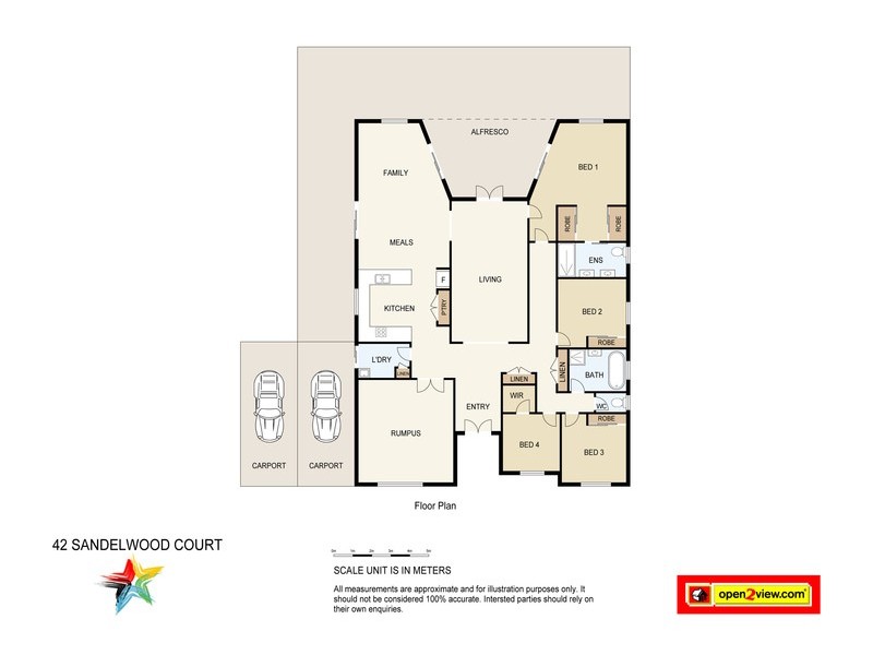 42-44 Sandalwood Court, Jimboomba QLD 4280 Floorplan
