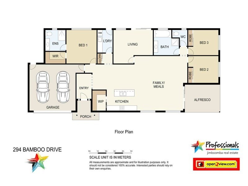 294 Bamboo Drive, Woodhill QLD 4285 Floorplan