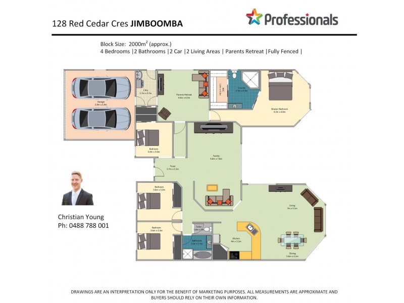 128 Red Cedar Crescent, Jimboomba QLD 4280 Floorplan