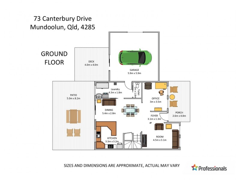 73-79 Canterbury Drive, Mundoolun QLD 4285 Floorplan