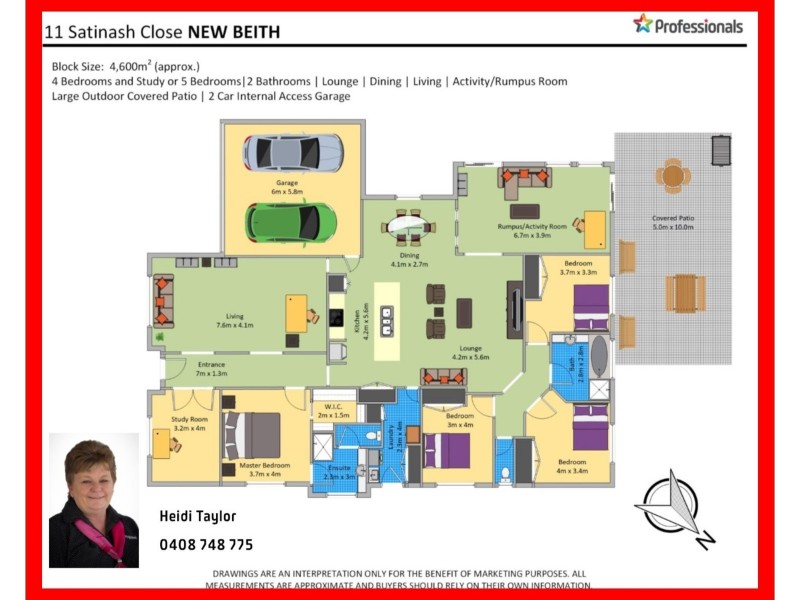 11 Satinash Close, New Beith QLD 4124 Floorplan