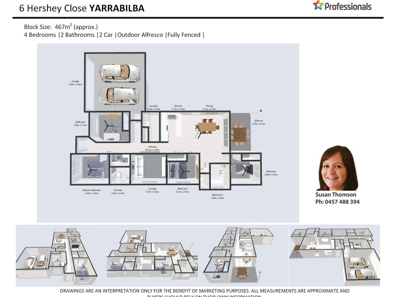6 Hershey Close, Yarrabilba QLD 4207 Floorplan