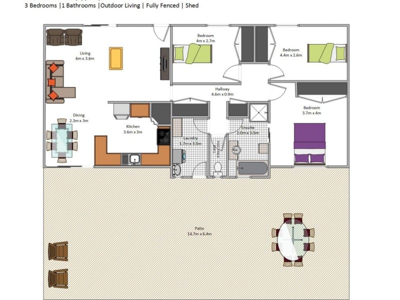 69 Hinchcliffe Road, Logan Village QLD 4207 Floorplan