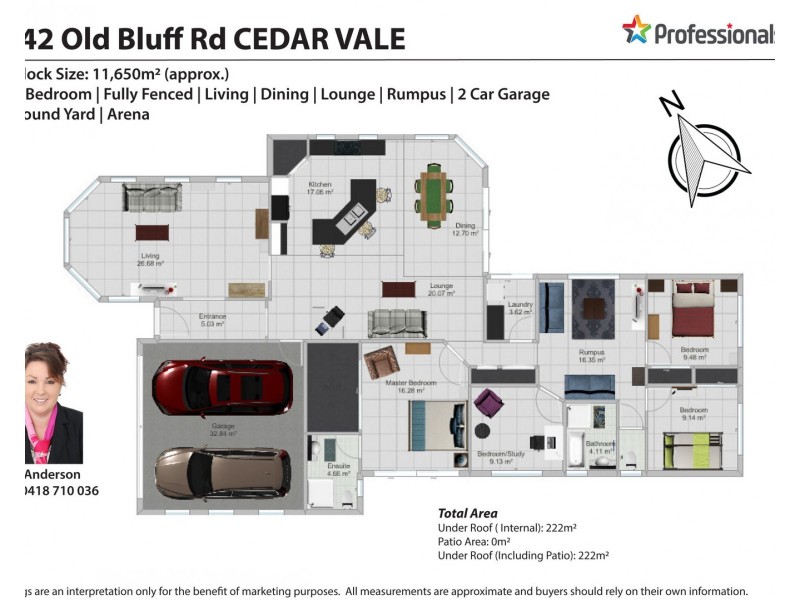 42-48 Old Bluff Road, Cedar Vale QLD 4285 Floorplan