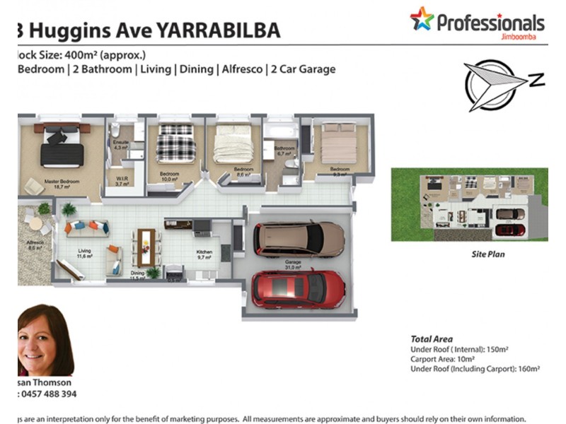 63 Huggins Avenue, Yarrabilba QLD 4207 Floorplan