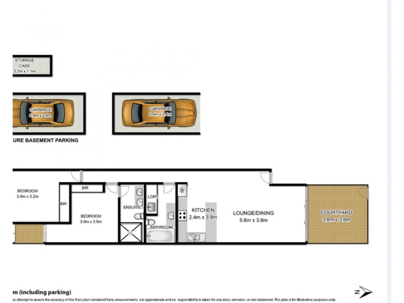 2/8 Proud Street, Labrador QLD 4215 Floorplan