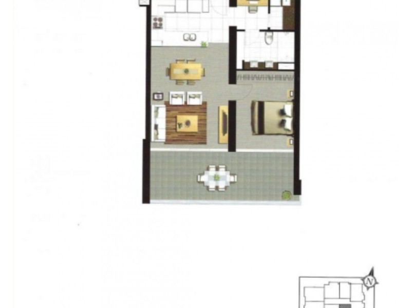 605/34 Scarborough Street, Southport QLD 4215 Floorplan