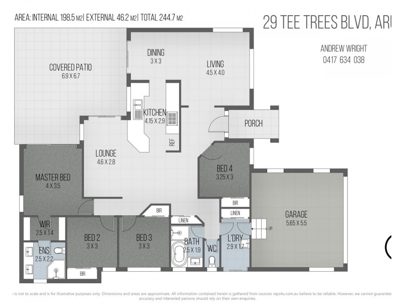 29 Tee Trees Boulevard, Arundel QLD 4214 Floorplan