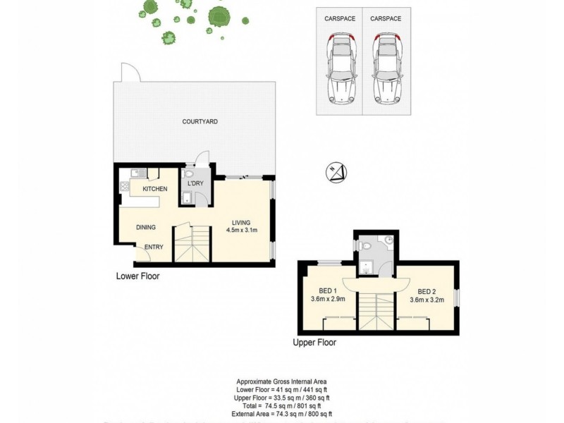 1/14 Little Norman Street, Southport QLD 4215 Floorplan