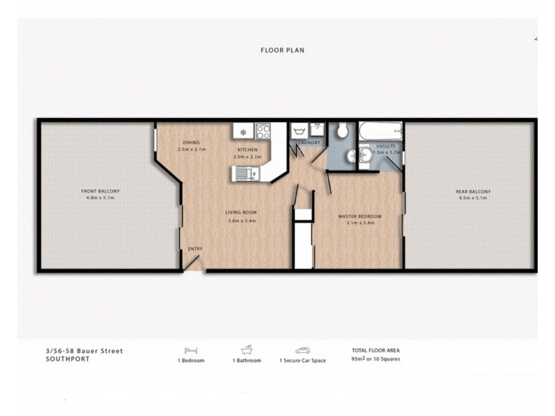 3/56 Bauer Street, Southport QLD 4215