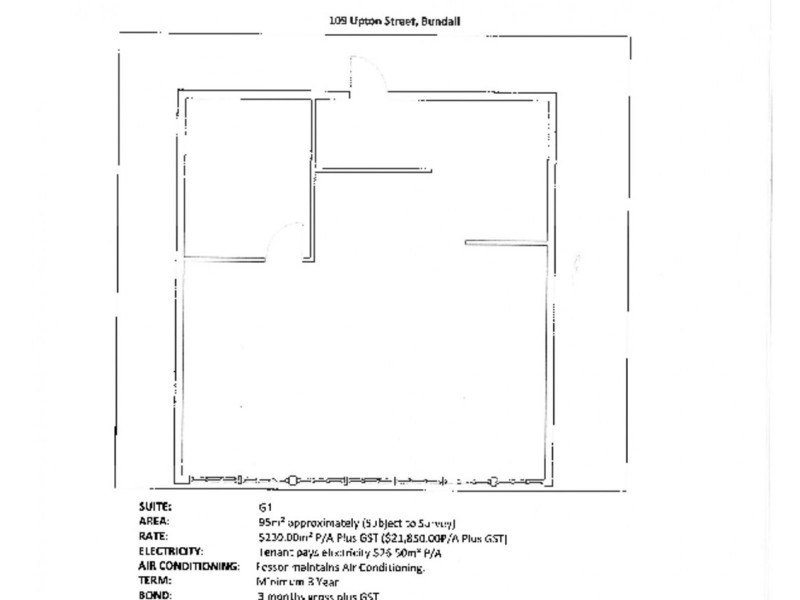 G1/109 Upton Street, Bundall QLD 4217 Floorplan