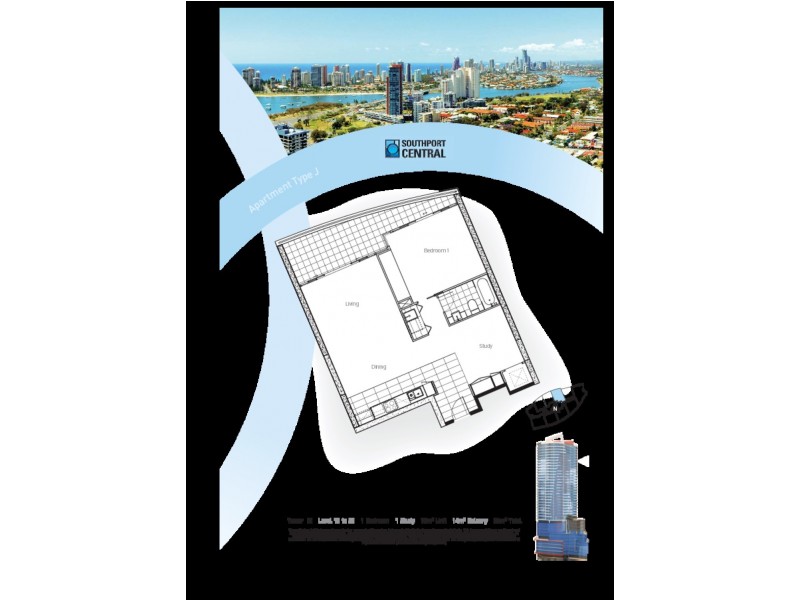 32210/9 Lawson Street, Southport QLD 4215 Floorplan