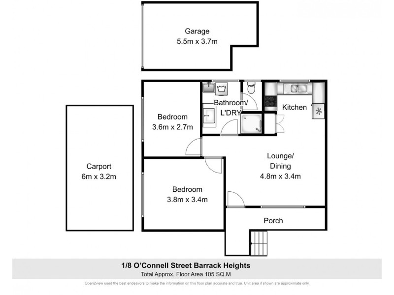 .4/8 O’Connell Street, Barrack Heights NSW 2528 Floorplan