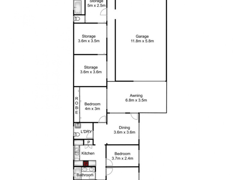 9 Newcastle Street, Cringila NSW 2502 Floorplan