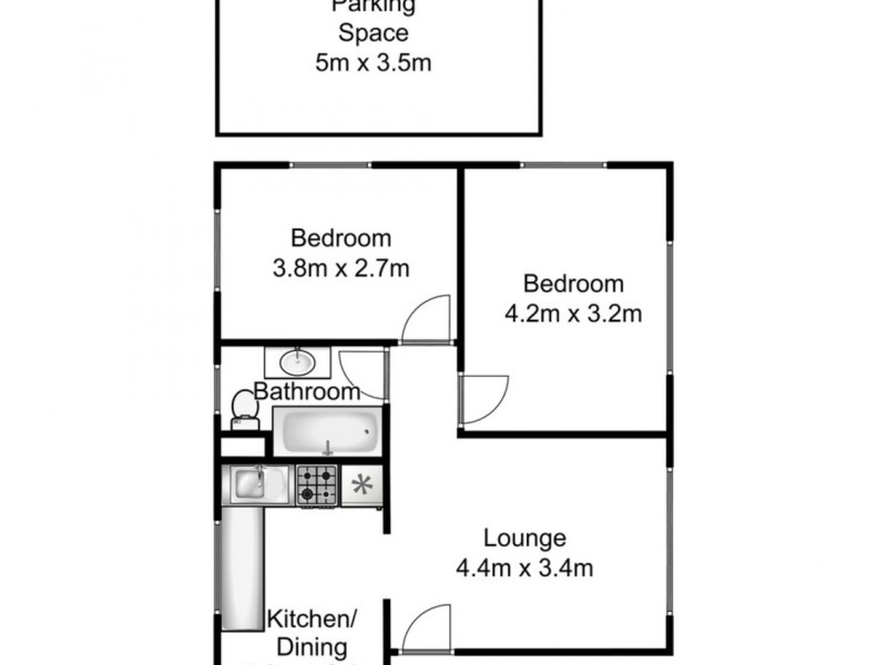 8/33 Kembla Street, Wollongong NSW 2500 Floorplan