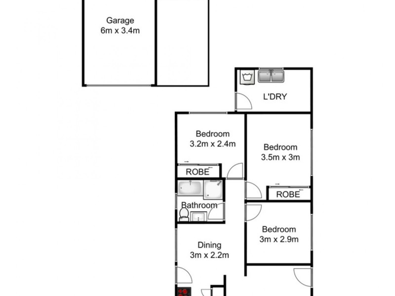 41 Bent Street, Warrawong NSW 2502 Floorplan