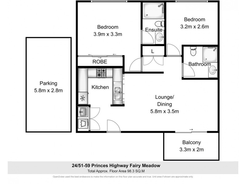 24/51-59 Princes Highway, Fairy Meadow NSW 2519 Floorplan