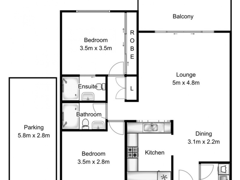25/51-59 Princes Highway, Fairy Meadow NSW 2519 Floorplan
