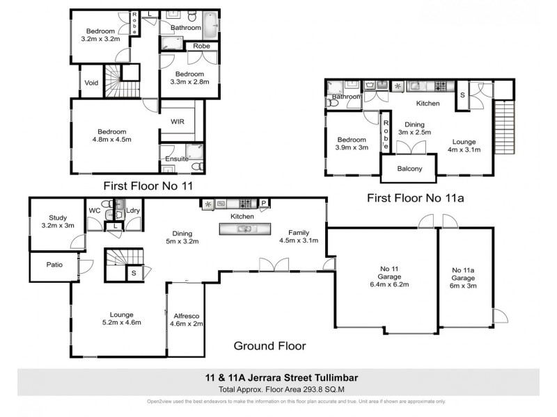 11 & 11a Jerrara Street, Tullimbar NSW 2527 Floorplan