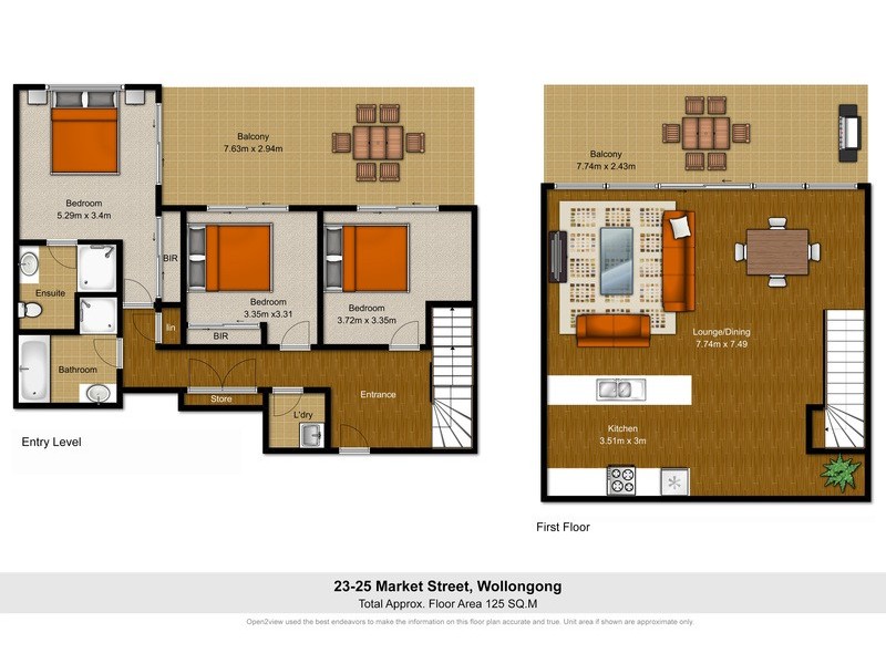 35/23-25 Market Street, Wollongong NSW 2500 Floorplan