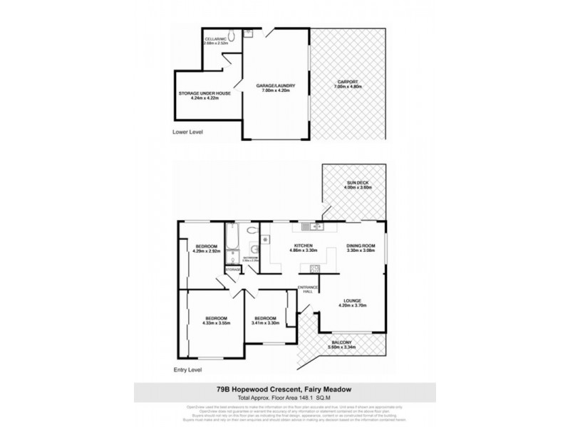 79B Hopewood Crescent, Fairy Meadow NSW 2519 Floorplan