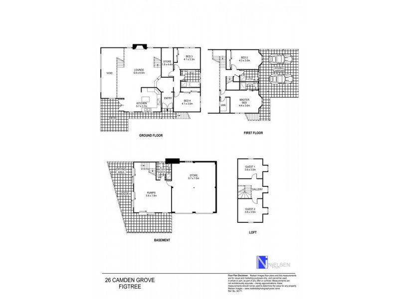 26 Camden Grove, Figtree NSW 2525 Floorplan
