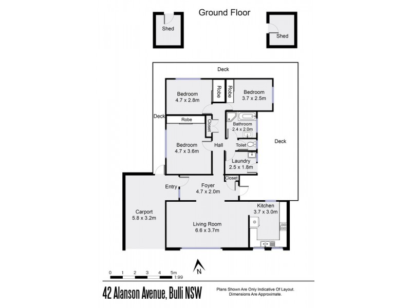42 Alanson Avenue, Bulli NSW 2516 Floorplan