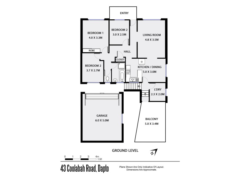 43 Coolabah Road, Dapto NSW 2530 Floorplan