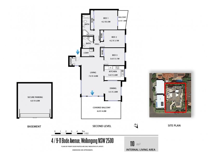 4/9-11 Bode Avenue, Wollongong NSW 2500 Floorplan