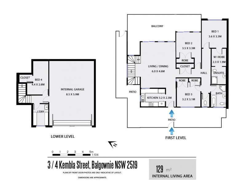 3/4 Kembla Street, Balgownie NSW 2519 Floorplan