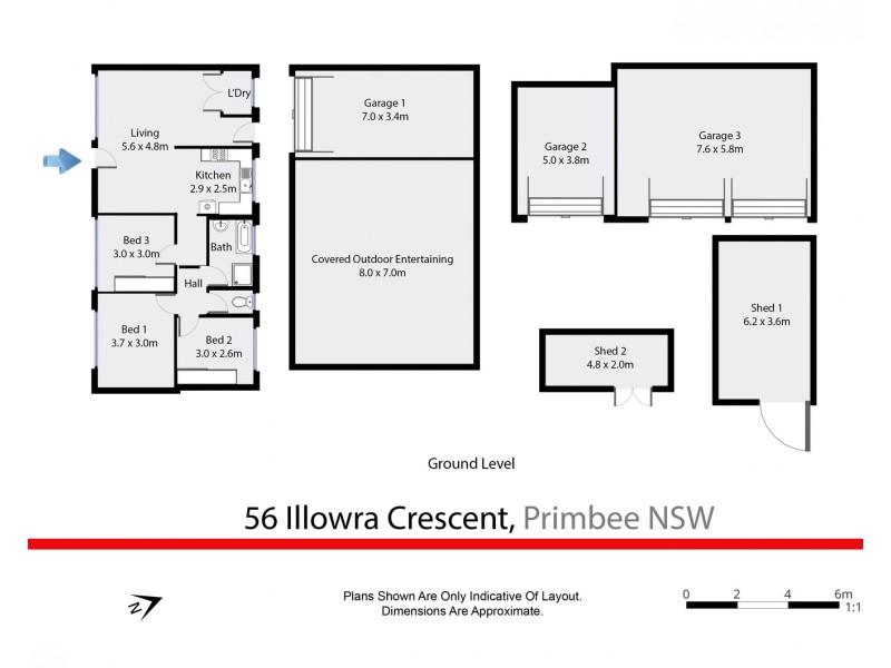 56 Illowra Crescent, Primbee NSW 2502 Floorplan